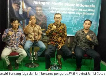 Mantan Ketua PWI Jambi Mursyid Sonsang Terpilih Jadi Dewan Pembina JMSI Pusat