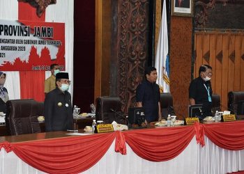 Nota Pengantar Perubahan APBD 2020 Disampaikan Gubernur Jambi