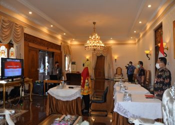 PJ Gubernur Jambi Hadiri Pembukaan Rakortekrenbang Secara Daring