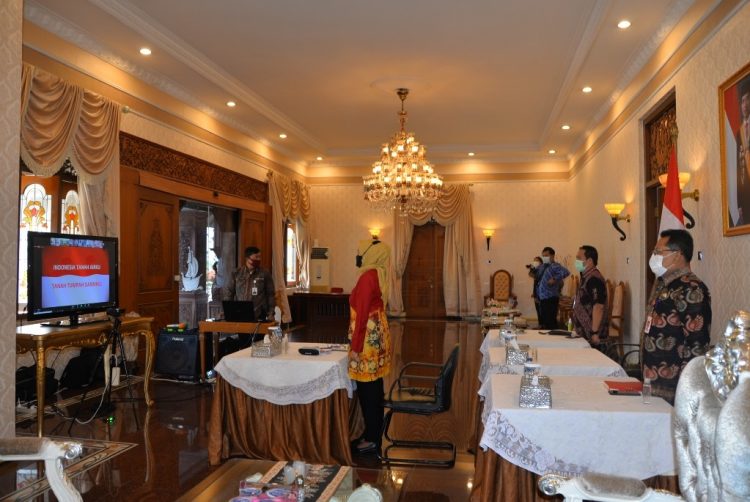 PJ Gubernur Jambi Hadiri Pembukaan Rakortekrenbang Secara Daring