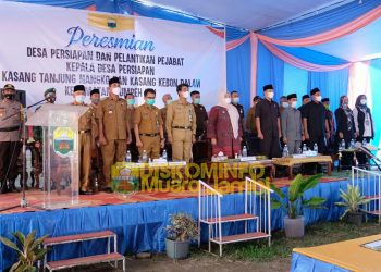 Bupati Muaro Jambi Resmikan 2 Desa Dan Lantik Pejabat Kepala Desa