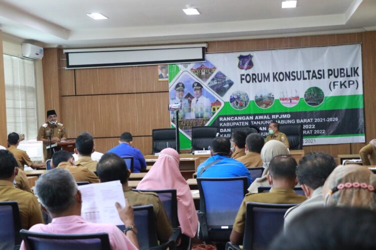 Bupati Tanjab Barat Buka Resmi Forum Konsultasi Publik (FKP)
