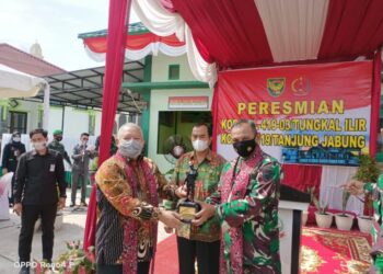 Bupati Safrial Resmikan Koramil Tungkal Ilir Dan Rumah Dinas Danramil