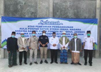 Bupati Safrial Resmikan Pembangunan Pondok Pesantren