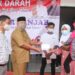 Bupati Tanjab Barat Hadiri Acara Pengobatan Gratis Dan Donor Darah