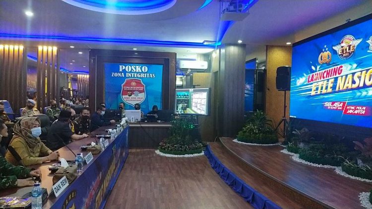 Polda Jambi Launching sistem Tilang Elektronik atau E-TLE