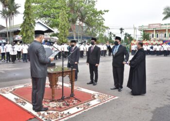 Walikota Jambi Lantik Direksi Perumda Air  Minum Tirta Mayang