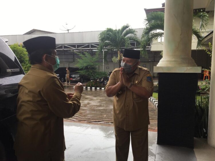 Bupati Tanjab Barat Sambut Kunker Gubernur Jambi Fachrori