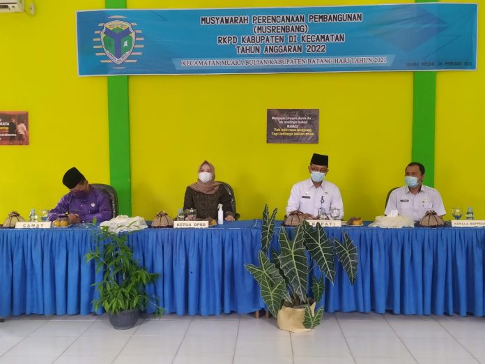 Bupati Batanghari Hadiri Musrenbang Tingkat Kecamatan Muara Bulian