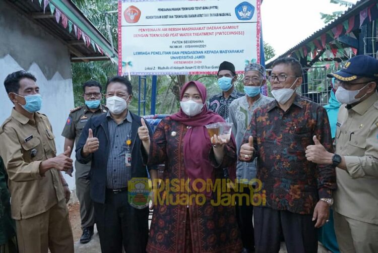 Bupati Masnah Busyro Resmikan Penggunaan Teknologi Peat Water Threatment