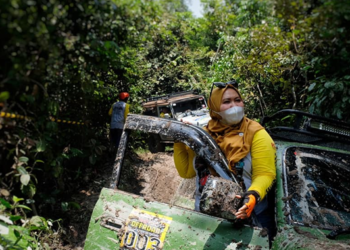 Bupati Muaro Jambi Ikuti Game Fun Offroad Adhyaksa Adventure Challenge