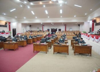 DPRD Tanjab Barat Gelar Rapat Paripurma Penetapan Bupati dan Wabup