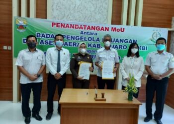 Pemkab Muaro Jambi Lakukan Penandatanganan Memorandum Of Understanding