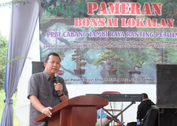 Wabup Muaro Jambi Membuka Pameran Dan Kontes Bonsai Lokalan