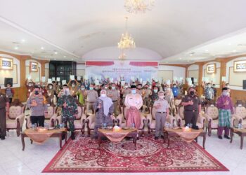 Bupati Muaro Jambi Ikuti Acara Vidio Conference Secara Langsung