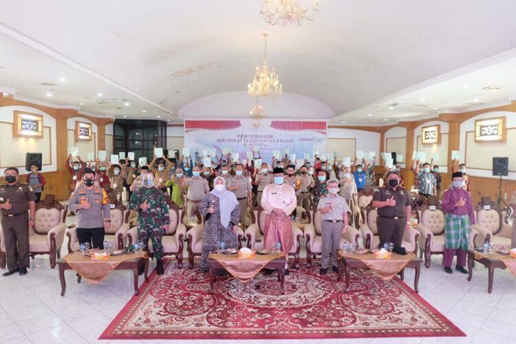 Bupati Muaro Jambi Ikuti Acara Vidio Conference Secara Langsung