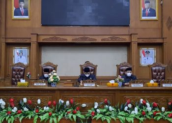 DPRD Muaro Jambi Gelar Paripurna Penyampaian Rekomendasi LKPJ Bupati Tahun 2020