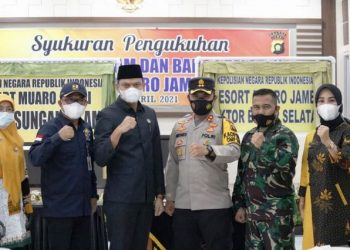 Ketua DPRD Muarojambi Hadiri Peresmian Polsek Sungai Gelam dan Bahar Selatan