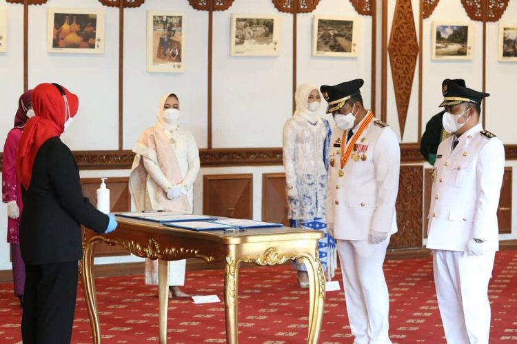 Pj. Gubernur Jambi Lantik Bupati dan Wabup Tanjung Jabung Timur