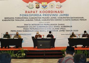 Pj. Gubernur Jambi Berikan Pengarahan Persiapan Pelaksanan PSU