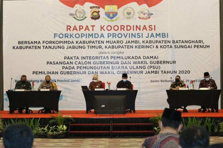 Pj. Gubernur Jambi Berikan Pengarahan Persiapan Pelaksanan PSU