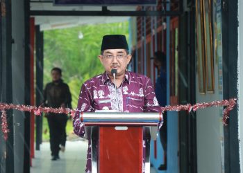 Bupati Anwar Sadat Resmikan Pos Damkar dan Pelayanan Dukcapil Merlung