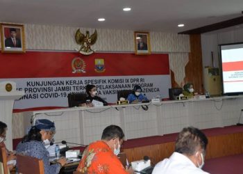 Komisi IX Datangi Provinsi Jambi Terkait Pelaksanaan Vaksinasi Covid-19