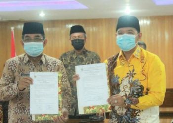 Pemkab Tanjab Barat Raih Penghargaan Opini WTP dari BPK RI