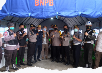 Pemkab Muaro Jambi Lakukan Kunjungan Pos Penyekatan PPKM di Perbatasan Kota