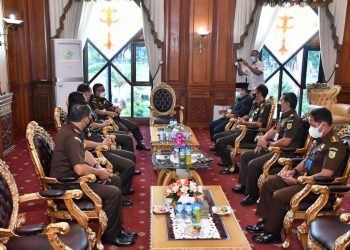 Al Haris Sambut Kunjungan Kajati Jambi, Bersama Tuntaskan Kasus Korupsi di Jambi.