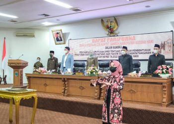 Dewan Batanghari Gelar Paripurna Keputusan DPRD dan Penandatanganan Kesepakatan RAPBD 2022