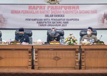 Ketua DPRD Anita Yasmin Pimpin Paripurna Pengantar Ranperda TA.2022