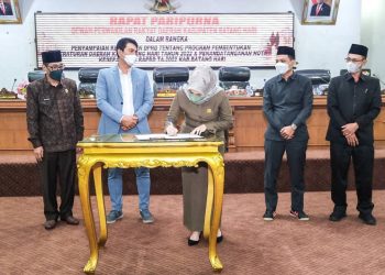 DPRD Batanghari Rapat Paripurna Sahkan RAPBD 2022