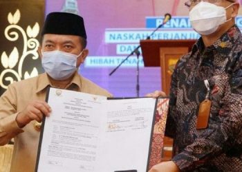 Pemprov Jambi Hibahkan Tanah Kepada BKN RI, Al Haris: Wujud Sinergitas Dalam Melaksanakan Program Kerja