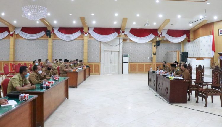 Bupati Pimpin Rapat Percepatan Pelaksanaan Program Tahun 2022