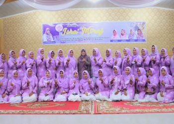 Ketua PKK Hadiri peringatan Isra Miraj Organisasi Kartini Tanjab Barat Bergerak