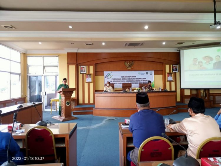 Bupati Batanghari Hadiri Evaluasi BPJS Tenaga Kerja Sektor Jasa Konstruksi