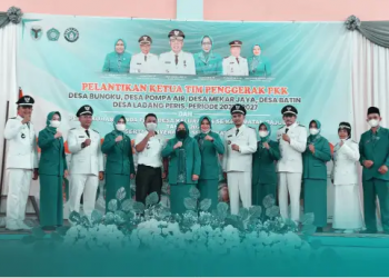 Bupati Batanghari Hadiri Pelantikan Ketua TP-PKK Wilayah Bajubang