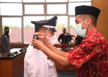 Sekda Batanghari Lantik Kades Matagual Kecamatan Batin XXIV