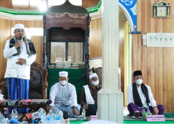 Bupati Anwar Sadat Dampingi Wagub Jambi Hadiri Haul Syech Abdul Qodir Al Jailani di Desa Bram Itam Kanan