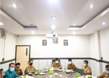 Bupati Tanjab Barat Hadiri Sosialisasi RAN PASTI Secara Virtual