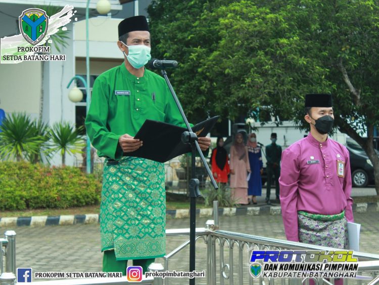 Sekda Batanghari Pembina Upacara HUT Provinsi Jambi ke 65