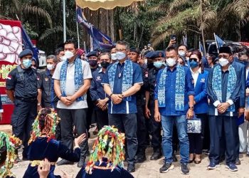 Bupati Fadhil Hadiri Rakerda dan Pelantikan Ketua DPD Nasdem Batanghari