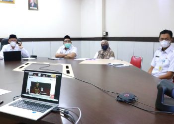 Sekda H. Agus Sanusi Ikuti Roving Seminar Kekayaan Intelektual Secara Virtual