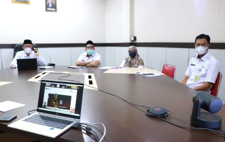 Sekda H. Agus Sanusi Ikuti Roving Seminar Kekayaan Intelektual Secara Virtual
