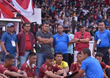 Sekda Hadir Beri Dukungan Pertandingan Laga PS Muaro Jambi Vs PS Sungai Penuh