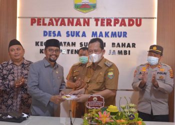 Wabup BBS Resmikan Kantor Pelayanan Terpadu di Desa Suka Makmur