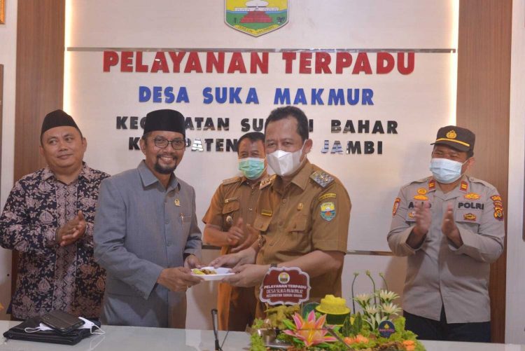 Wabup BBS Resmikan Kantor Pelayanan Terpadu di Desa Suka Makmur