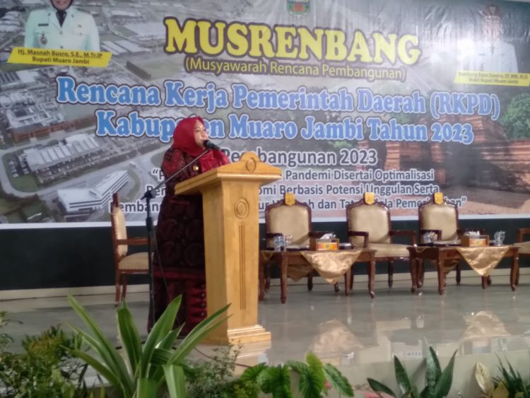 Bupati Masnah Busyro Hadiri Musrenbang RKPD Tahun 2023