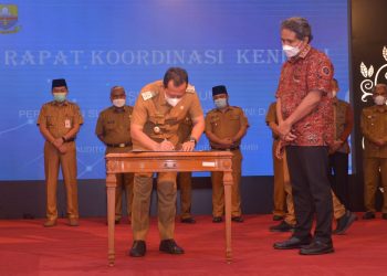 Wabup Muaro Jambi Hadiri Rakor Kenduri Swarna Bumi Peradaban Sungai Batanghari